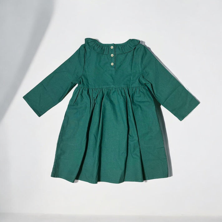 【マリンブルー110cmラスト1点!グリーン110cmラスト2点!】 Nostalgic Frill Kids One piece