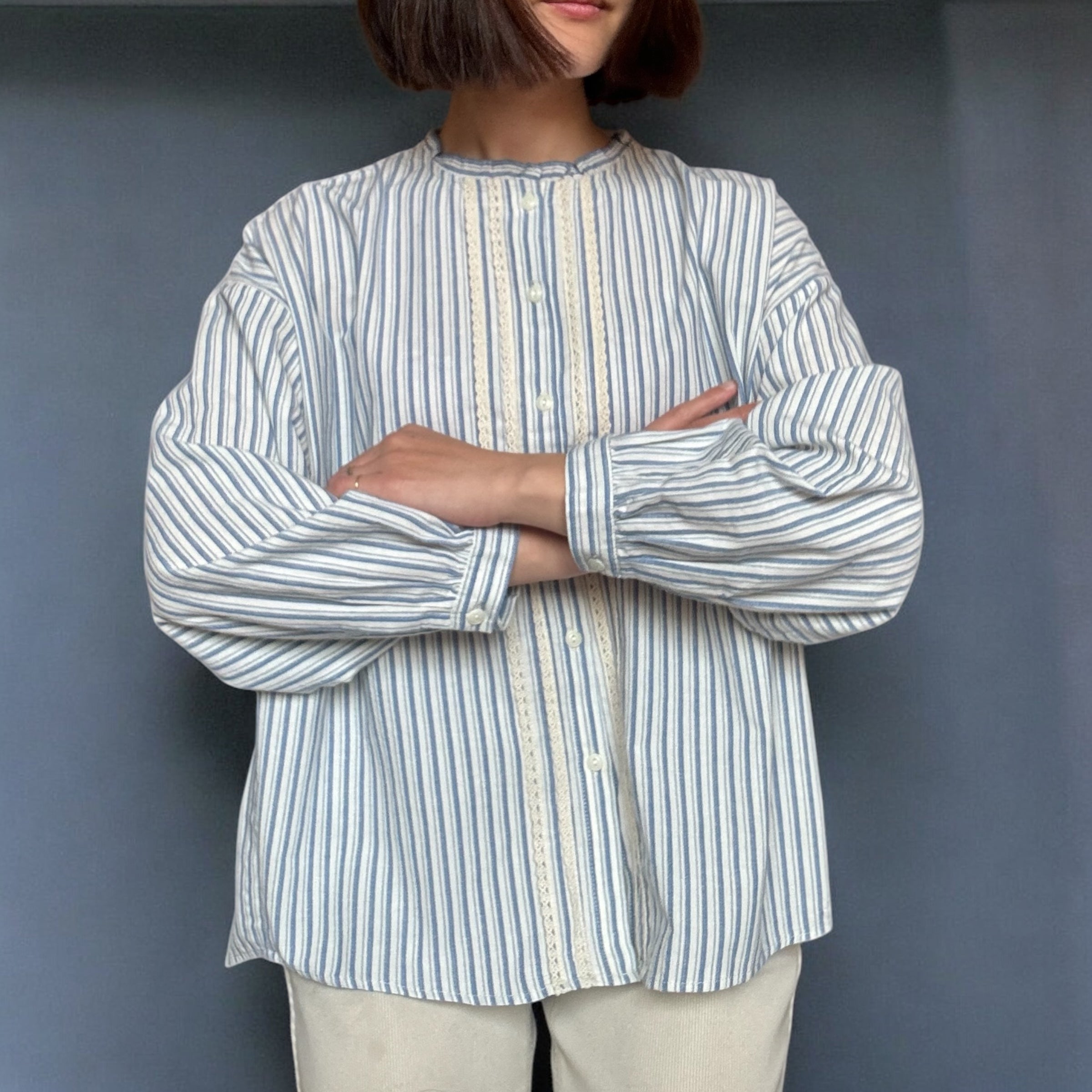 Timeless Chic Lace Stripe