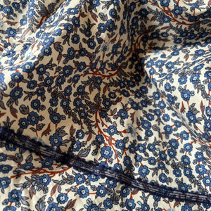 フリル袖花柄キッズワンピース