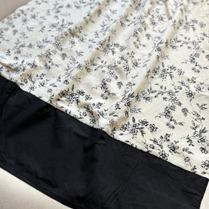 レトロシックなキッズ花柄ワンピース