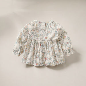 ふんわりシルエット女の子長袖トップス