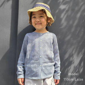 キッズレトロな春夏カーディガン