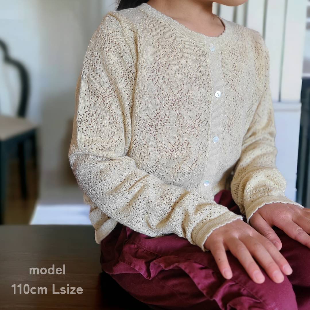 Chic Shimmer Knit Cardigan