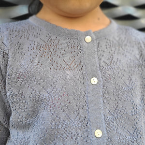 キッズレトロな春夏カーディガン