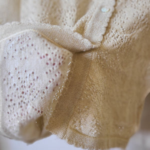 キッズレトロな春夏カーディガン