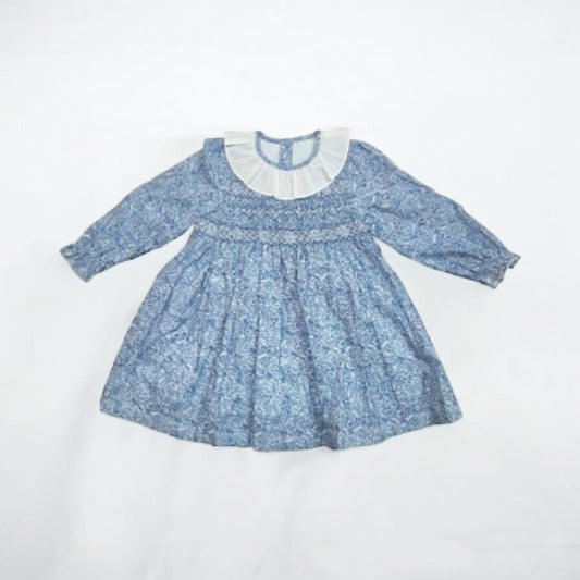Blue Blossom Vintage Floral Dress