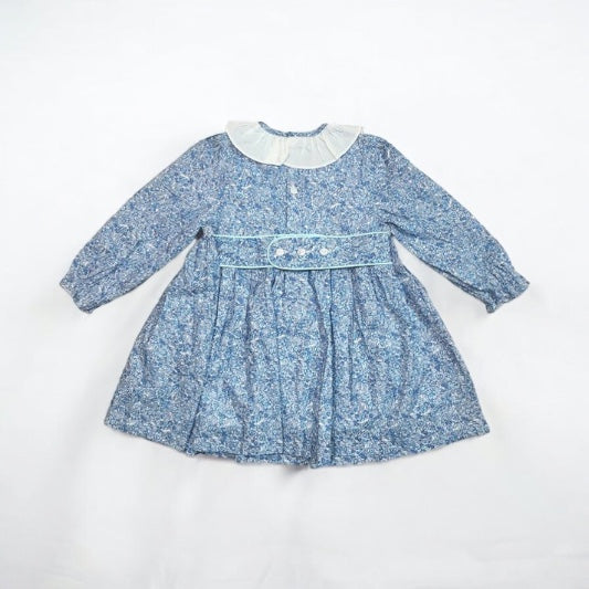 Blue Blossom Vintage Floral Dress