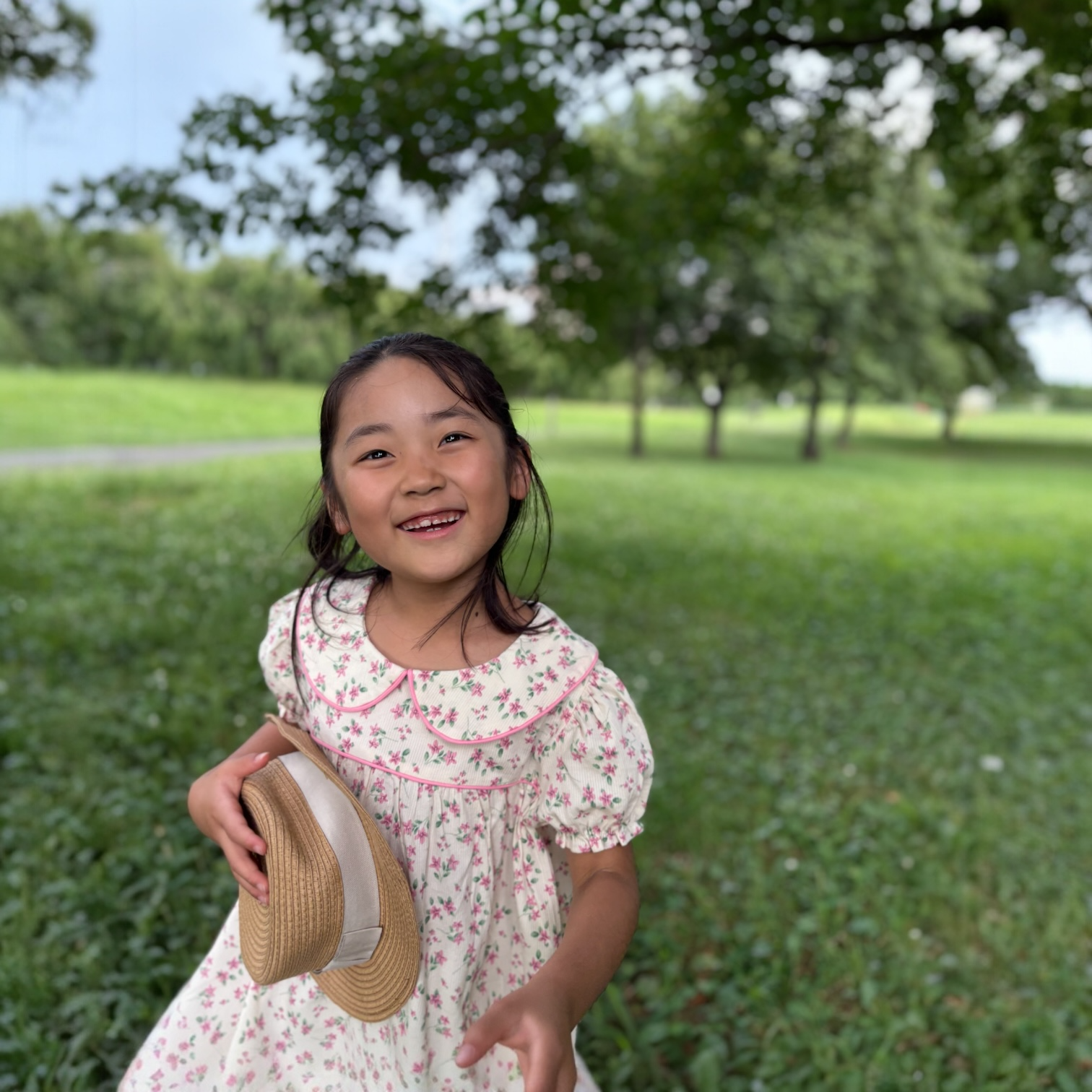 Petit Fleur Puff Dress