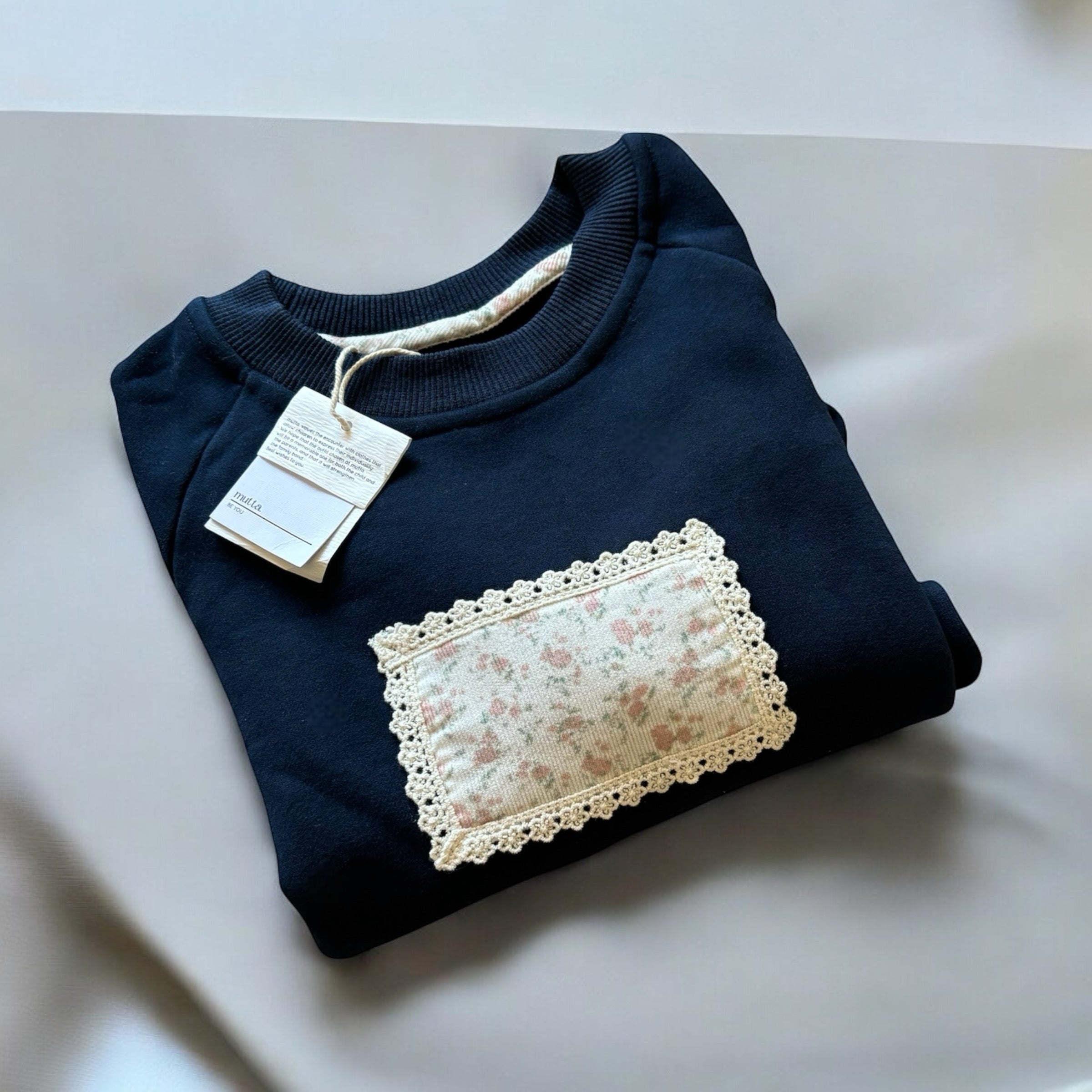 キッズ花柄トレーナー