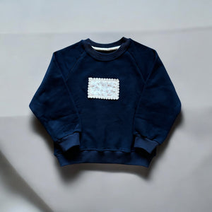 キッズ花柄トレーナー