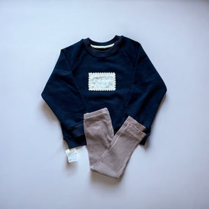 キッズ花柄トレーナー