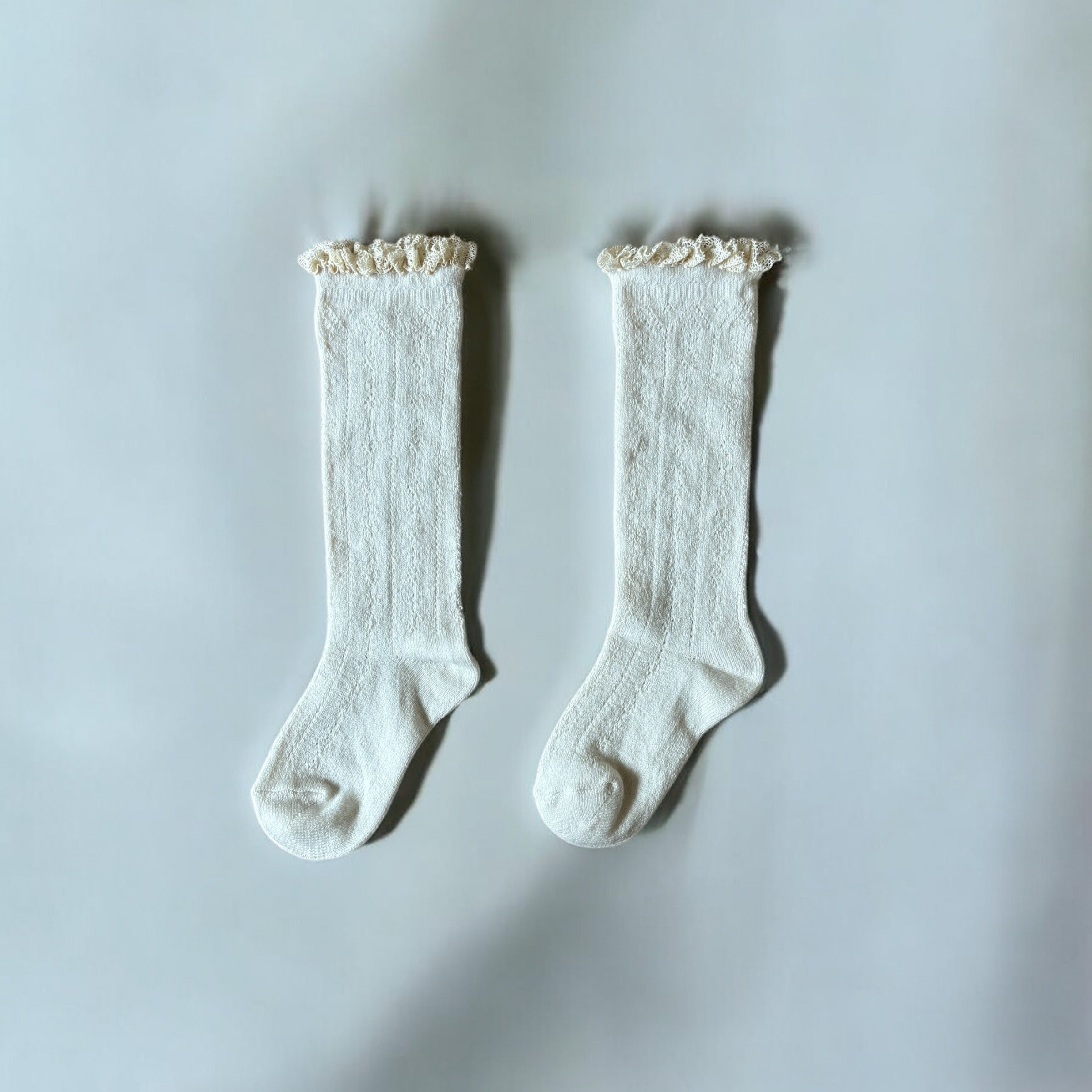 キッズフリル鍵編みソックス