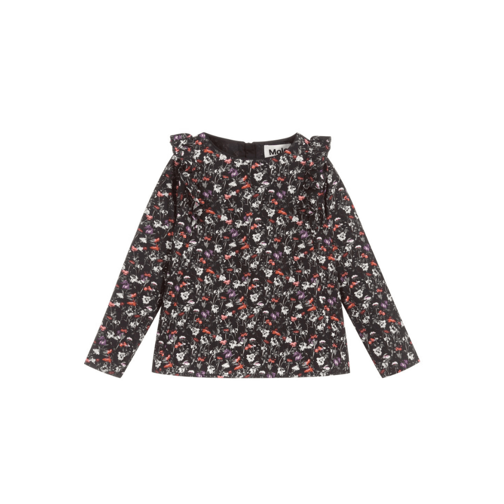 Molo黒色トップスブラウス