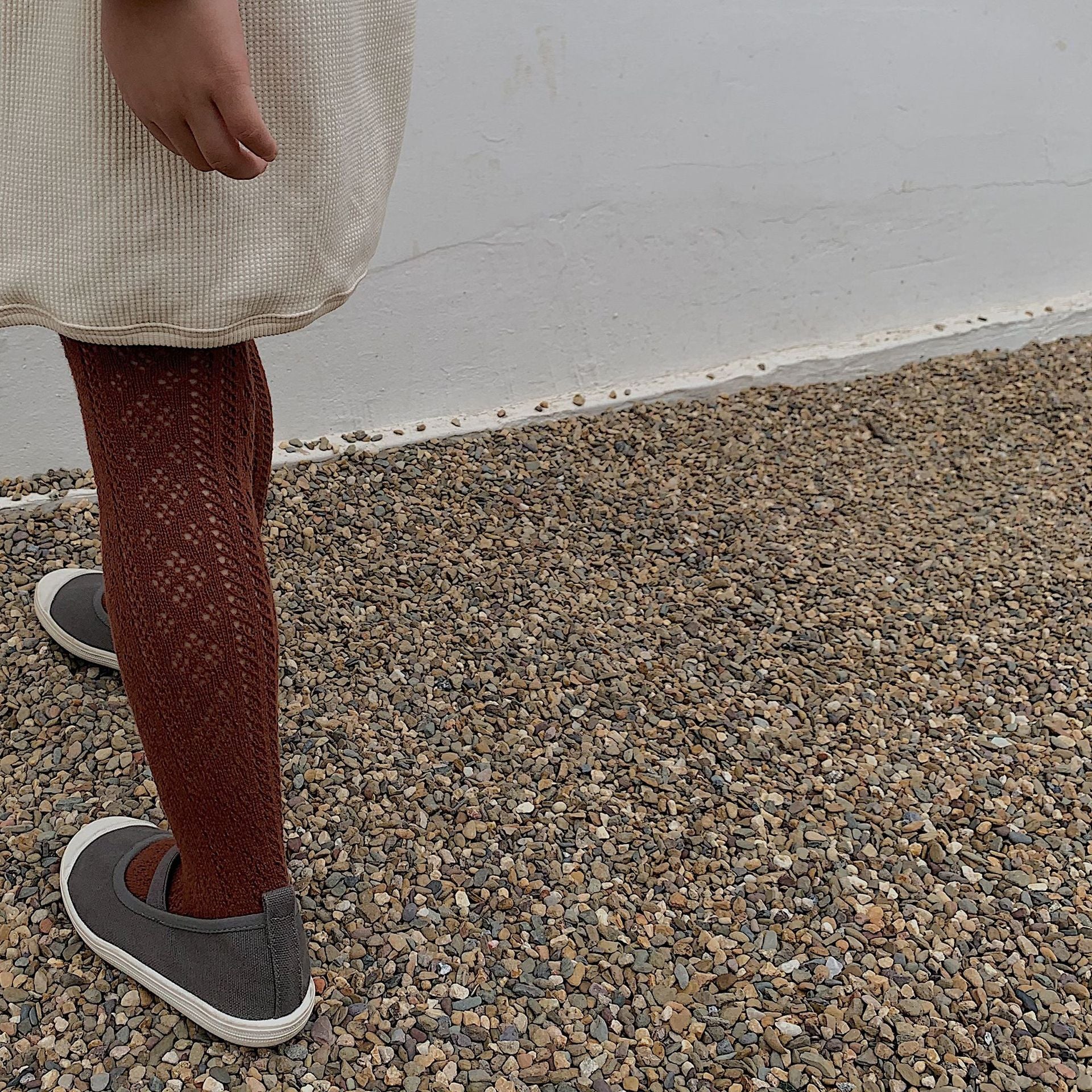 Cozy Knit Patterned Tights