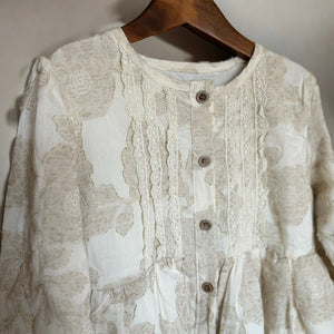 レトロでヴィンテージなキッズ向けの秋冬向けのワンピース