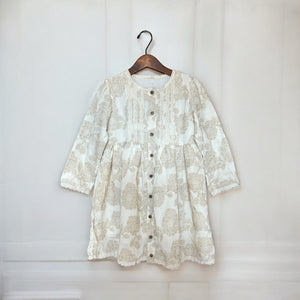 レトロでヴィンテージなキッズ向けの秋冬向けのワンピース