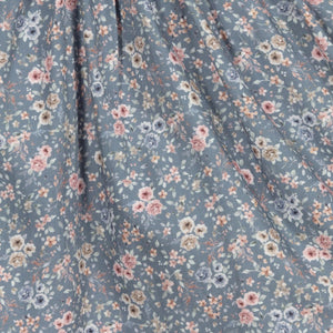 花柄フリル付きベビーワンピース