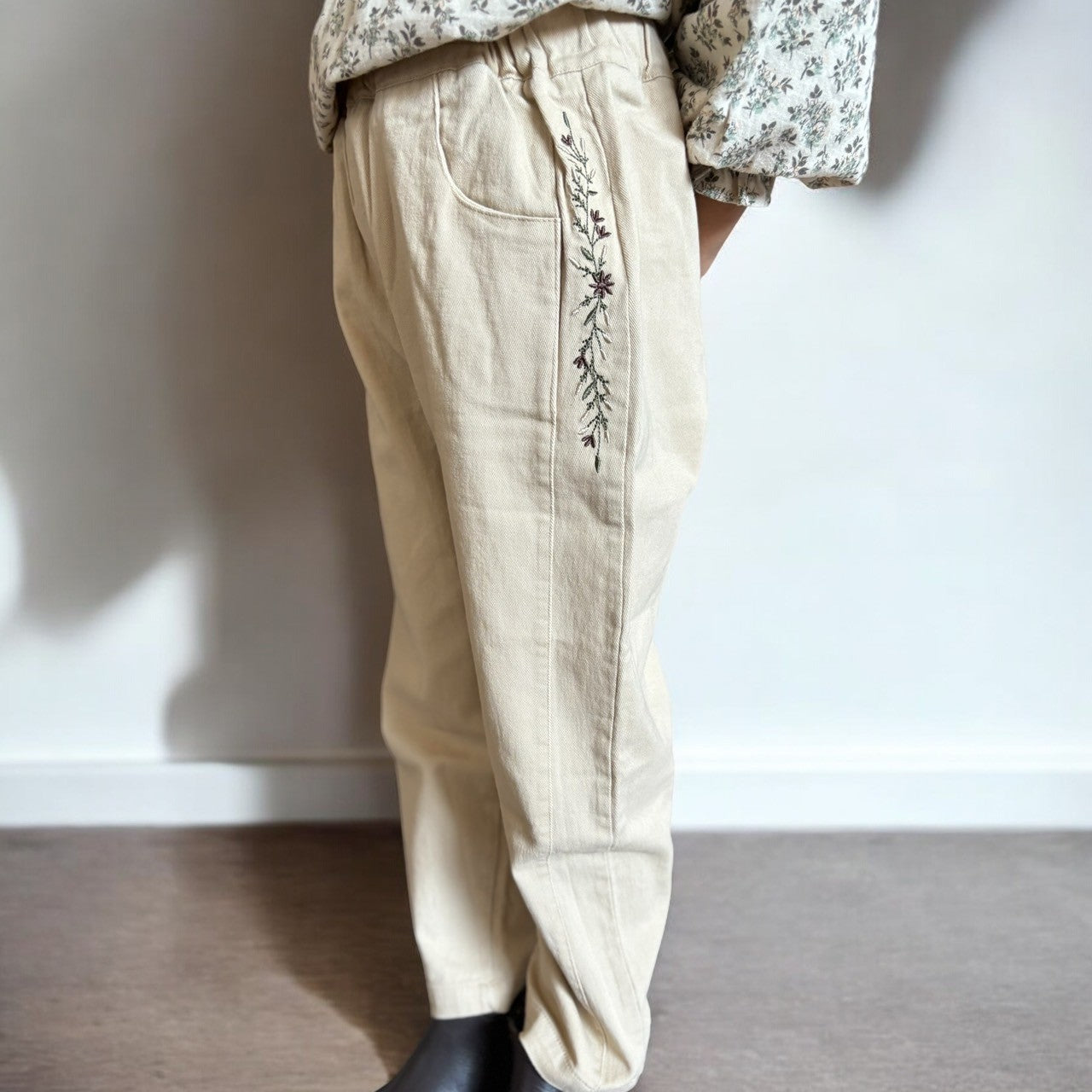 【110cmラスト1点】Nature Touch Cotton Pants