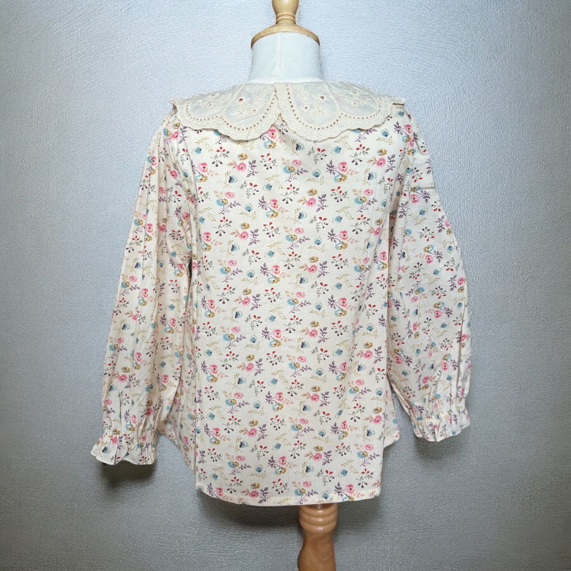 Petite Collar Cotton Blouse